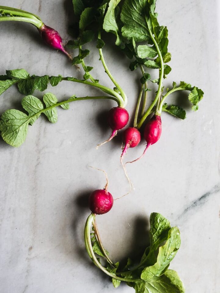 Roasted Radishes with Anchovy Butter {EASY} keto + paleo friendly