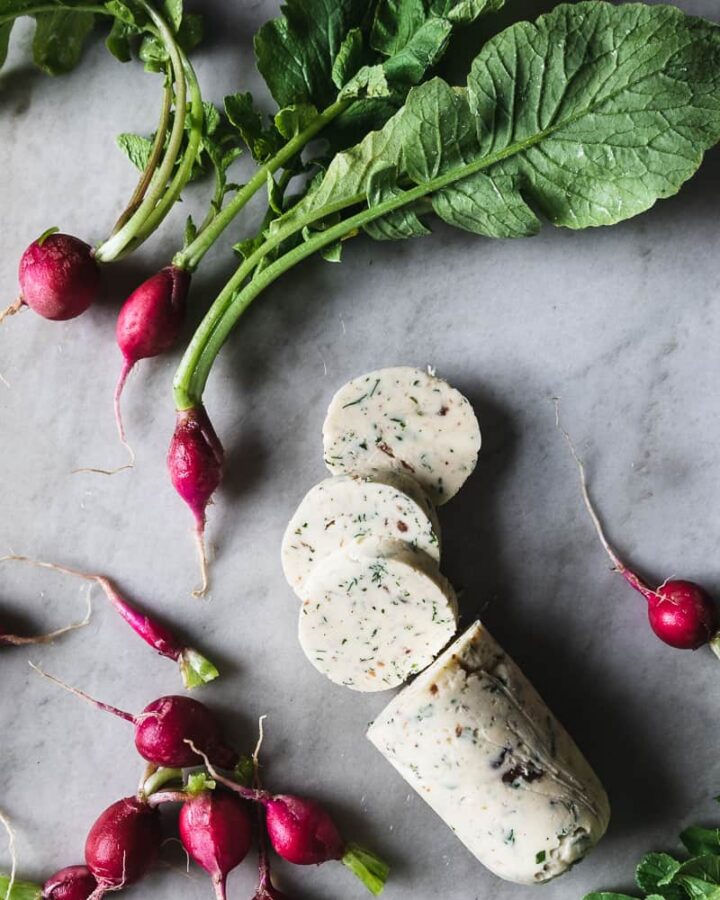 Roasted Radishes with Anchovy Butter {EASY} keto + paleo friendly