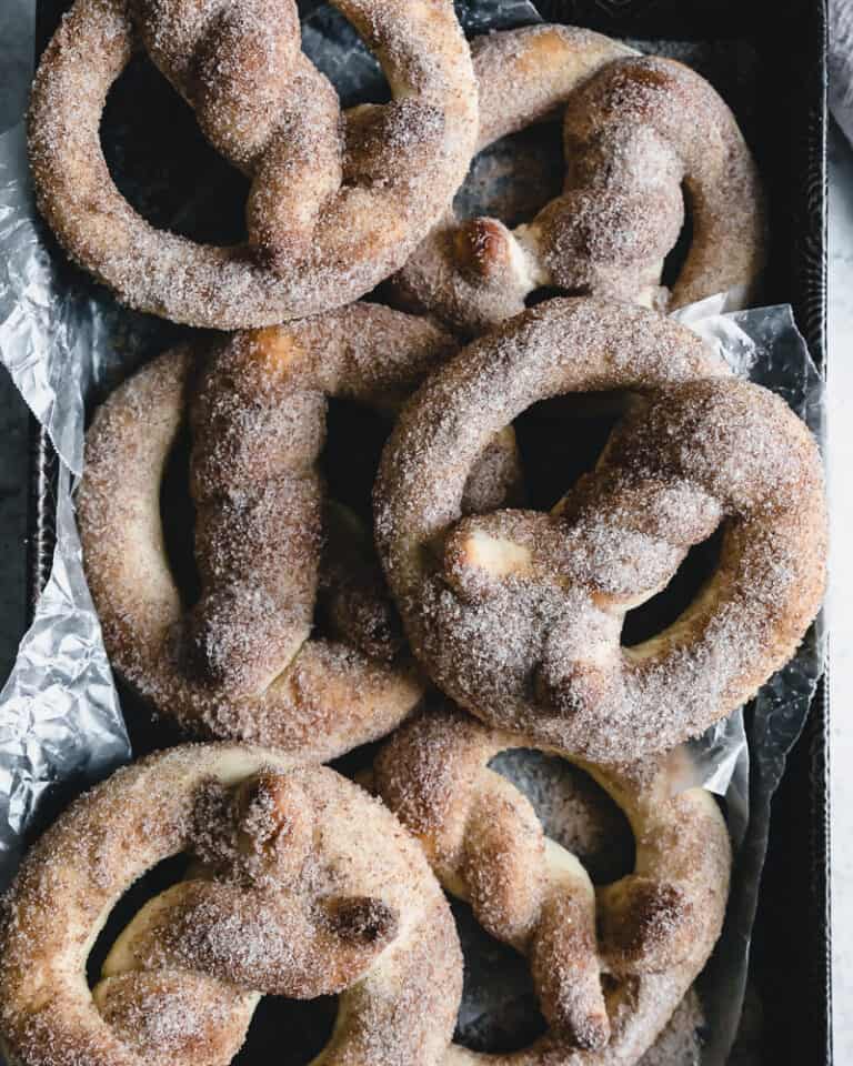 Easy Soft Pretzel Recipe {no boil + ready in 2 hours}
