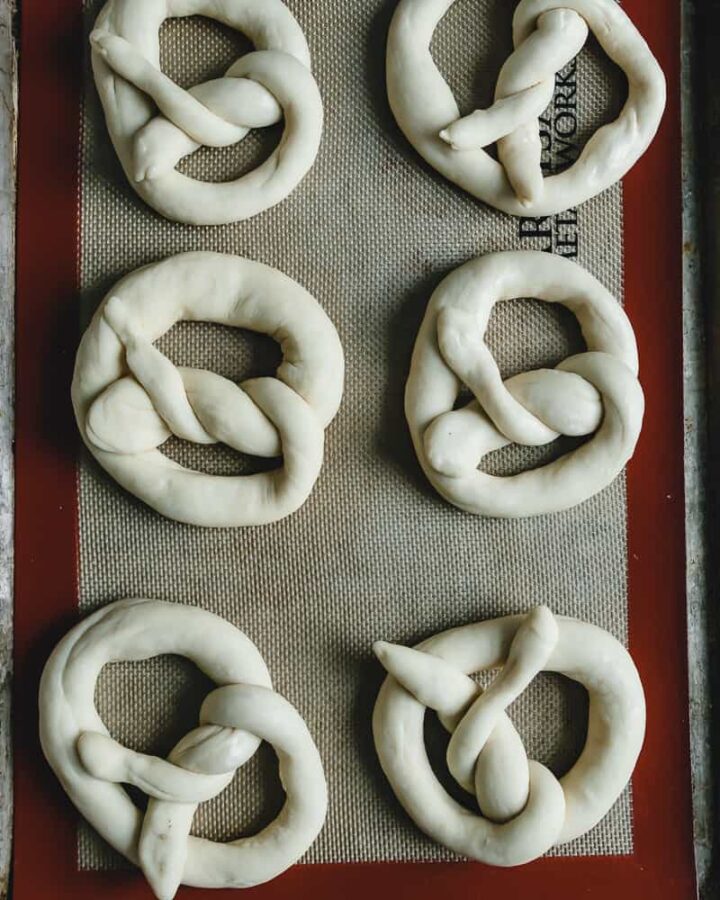 Easy Soft Pretzel Recipe {no boil + ready in 2 hours}