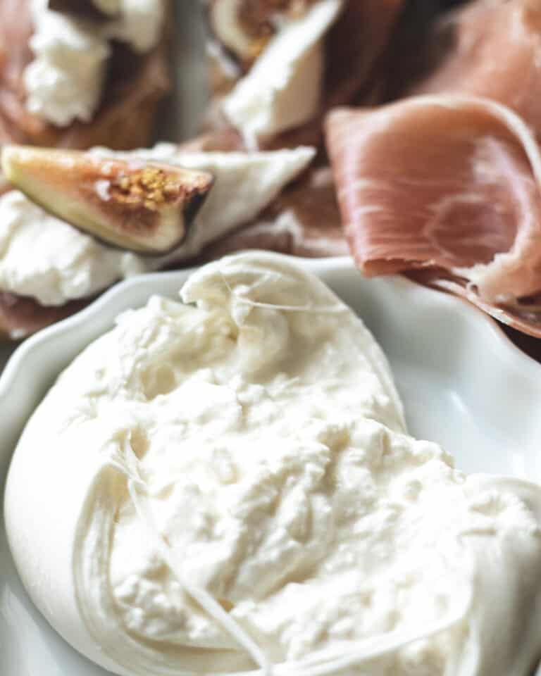 Fig + burrata + prosciutto crostini wild thistle kitchen