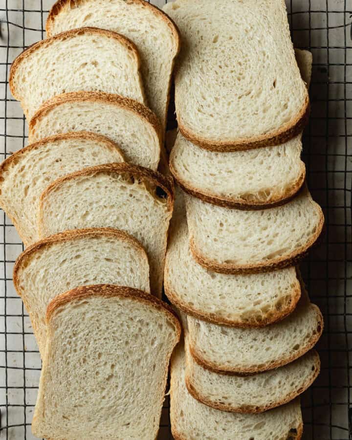 Sourdough Sandwich Bread (stand mixer no stretch & fold)