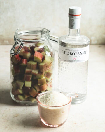 how to make Rhubarb Gin (easy recipe)